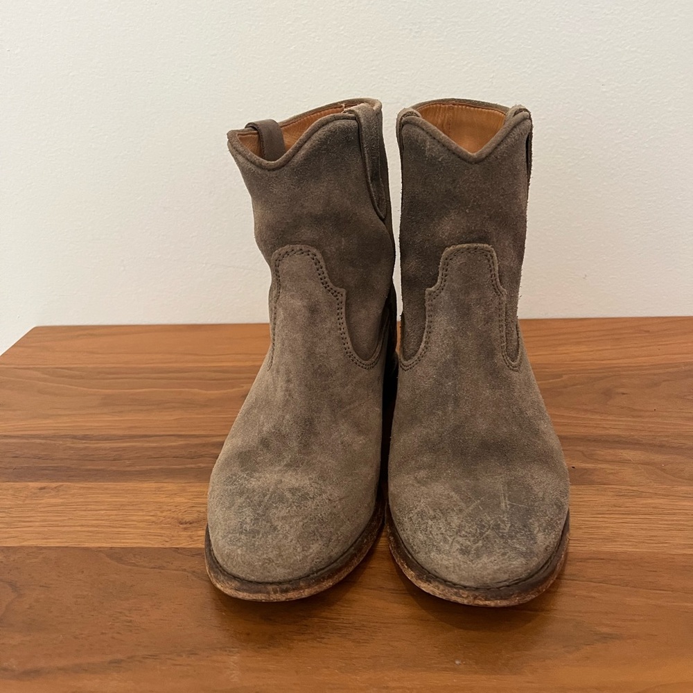 Isabel Marant Crisi Booties - Taupe - Size 37